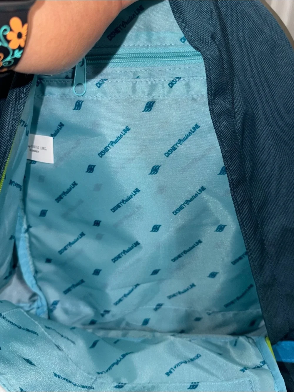 NWT Disney Cruise Line Kids Navy‎ & Teal Mickey Mouse Backpack Disney character